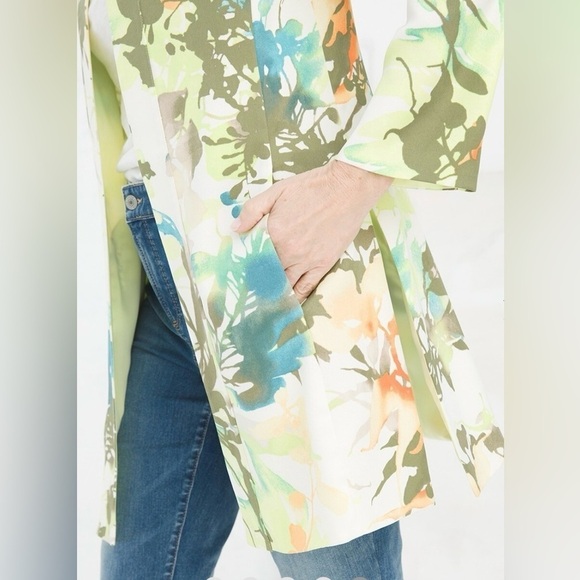 Chicos' Spring Paradise Duster/ Size 3 - Picture 5 of 14